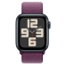 Apple Watch SE 2 2024 GPS 44mm Midnight Aluminum Case with Ink Sport Loop One Size (MXEP3)