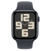 Apple Watch SE 2 2024 GPS 44mm Midnight Aluminum Case with Midnight Sport Band - S/M (MXEJ3)