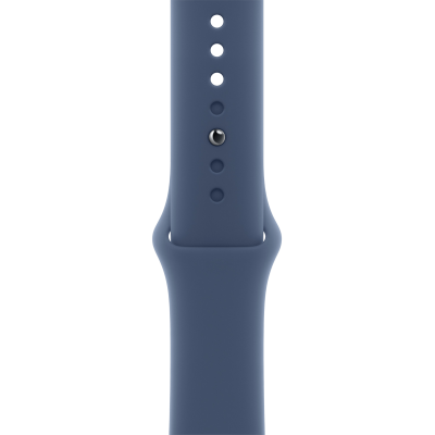 Apple Watch SE 2 2024 GPS + Cellular 40mm Silver Aluminum Case with Denim Sport Band - M/L (MXFW3, MXGG3)