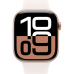 Apple Watch Series 10 GPS 46mm Rose Gold Aluminum Case with Light Blush Sport Band - M/L (MWWU3)