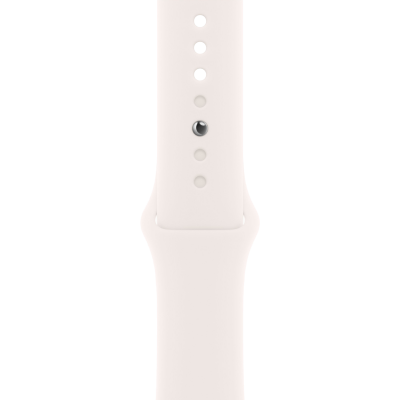 Apple Watch Series 10 GPS 46mm Rose Gold Aluminum Case with Light Blush Sport Band - M/L (MWWU3)