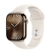 Apple Watch Series 10 GPS + Cellular 42mm Gold Titanium Case з Starlight Sport Band - M/L (MX073)