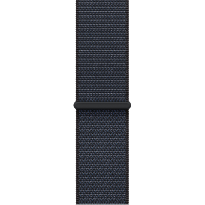 Apple Watch Series 10 GPS + Cellular 42mm Jet Black Aluminum Case with Ink Sport Loop (MWX83)