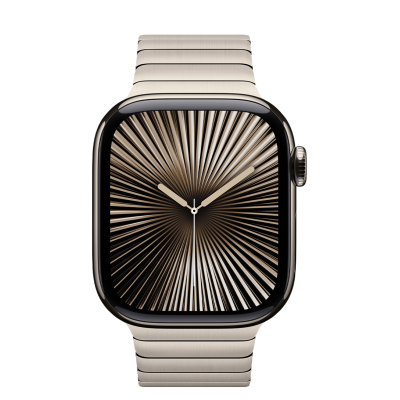 Apple Watch Series 10 GPS + Cellular 42mm Natural Titanium Case with Natural Link Bracelet (MX0J3+MX0J3)