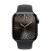 Apple Watch Series 10 GPS + Cellular 42mm Slate Titanium Case з Black Sport Band - M/L (MWXH3)
