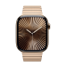 Apple Watch Series 10 GPS + Cellular 46mm Gold Titanium Case з Gold Link Bracelet (MX183+MXMH3)