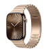 Apple Watch Series 10 GPS + Cellular 46mm Gold Titanium Case з Gold Link Bracelet (MX183+MXMH3)