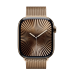 Apple Watch Series 10 GPS + Cellular 46mm Gold Titanium Case з Gold Milanese Loop - M/L (MX003)