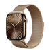 Apple Watch Series 10 GPS + Cellular 46mm Gold Titanium Case з Gold Milanese Loop - M/L (MX003)