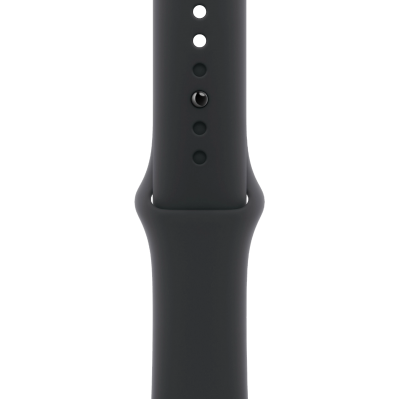 Apple Watch Series 10 GPS + Cellular 46mm Jet Black Aluminum Case with Black Sport Band - M/L (MWY43)