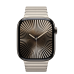 Apple Watch Series 10 GPS + Cellular 46mm Natural Titanium Case with Natural Link Bracelet (MX163+MXMF3)