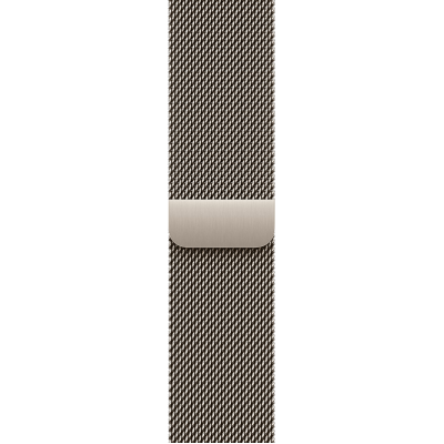 Apple Watch Series 10 GPS + Cellular 46mm Natural Titanium Case with Natural Milanese Loop - M/L (MWYC3)