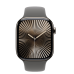 Apple Watch Series 10 GPS + Cellular 46mm Natural Titanium Case з Stone Gray Sport Band - M/L (MWYA3)