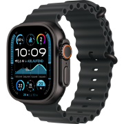 Apple Watch Ultra 2 2024 GPS + Cellular 49mm Black Titanium Case with Black Ocean Band (MX4P3)