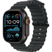 Apple Watch Ultra 2 2024 GPS + Cellular 49mm Black Titanium Case with Black Ocean Band (MX4P3)