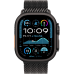 Apple Watch Ultra 2 2024 GPS + Cellular 49mm Black Titanium Case with Black Titanium Milanese Loop - Small (MX4W3)