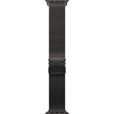 Apple Watch Ultra 2 2024 GPS + Cellular 49mm Black Titanium Case with Black Titanium Milanese Loop - Small (MX4W3)