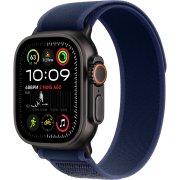 Apple Watch Ultra 2 2024 GPS + Cellular 49mm Black Titanium Case with Blue Trail Loop - S/M (MYTJ3+MYQ73)