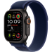 Apple Watch Ultra 2 2024 GPS + Cellular 49mm Black Titanium Case with Blue Trail Loop - S/M (MYTJ3+MYQ73)