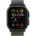 Apple Watch Ultra 2 2024 GPS + Cellular 49mm Black Titanium Case з Green Trail Loop - M/L (MYTJ3+MYQ43)