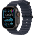 Apple Watch Ultra 2 2024 GPS + Cellular 49mm Black Titanium Case with Navy Ocean Band (MYTC3+MYPA3)