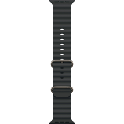 Apple Watch Ultra 2 2024 GPS + Cellular 49mm Natural Titanium Case with Black Ocean Band (MXTL3)