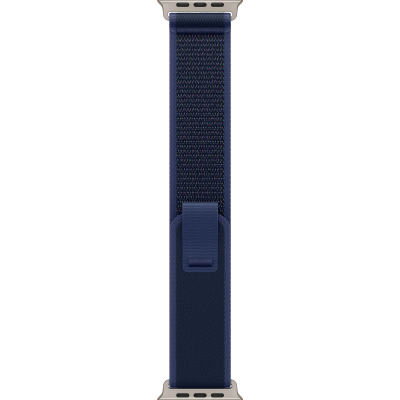 Apple Watch Ultra 2 2024 GPS + Cellular 49mm Natural Titanium Case with Blue Trail Loop - M/L (MX4L3)