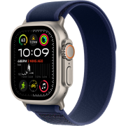 Apple Watch Ultra 2 2024 GPS + Cellular 49mm Natural Titanium Case with Blue Trail Loop - S/M (MX4J3)