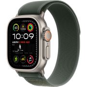 Apple Watch Ultra 2 2024 GPS + Cellular 49mm Natural Titanium Case з Green Trail Loop - M/L (MYT73+MXTP3)