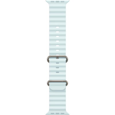 Apple Watch Ultra 2 2024 GPS + Cellular 49mm Natural Titanium Case with Ice Blue Ocean Band (MYT03+MXTF3)