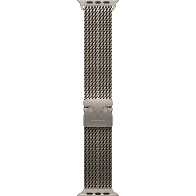 Apple Watch Ultra 2 2024 GPS + Cellular 49mm Natural Titanium Case with Natural Titanium Milanese Loop - Medium (MX5R3)