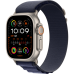 Apple Watch Ultra 2 2024 GPS + Cellular 49mm Natural Titanium Case with Navy Alpine Loop - Medium (MYT33+MXMY3)