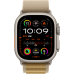 Apple Watch Ultra 2 2024 GPS + Cellular 49mm Natural Titanium Case з Tan Alpine Loop - Small (MX4E3)
