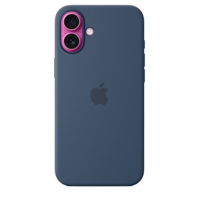Чехол Apple iPhone 16 Plus Silicone Case with MagSafe - Denim (MYYA3)