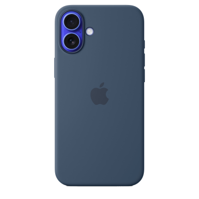 Чехол Apple iPhone 16 Plus Silicone Case with MagSafe - Denim (MYYA3)