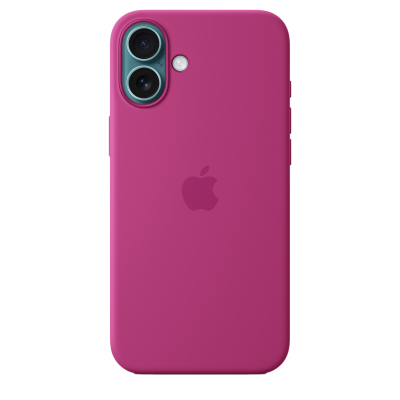 Чехол Apple iPhone 16 Plus Silicone Case with MagSafe - Fuchsia (MYYE3)