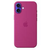 Чехол Apple iPhone 16 Plus Silicone Case with MagSafe - Fuchsia (MYYE3)