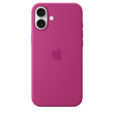Чехол Apple iPhone 16 Plus Silicone Case with MagSafe - Fuchsia (MYYE3)