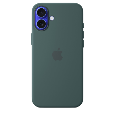 Чехол Apple iPhone 16 Plus Silicone Case with MagSafe - Lake Green (MYYH3)