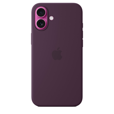Чехол Apple iPhone 16 Plus Silicone Case with MagSafe - Plum (MYYD3)