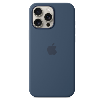 Чехол Apple iPhone 16 Pro Max Silicone Case with MagSafe - Denim (MYYU3)