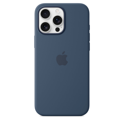 Чехол Apple iPhone 16 Pro Max Silicone Case with MagSafe - Denim (MYYU3)