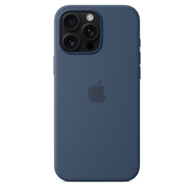 Чехол Apple iPhone 16 Pro Max Silicone Case with MagSafe - Denim (MYYU3)