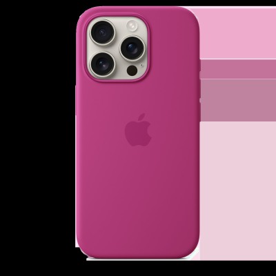 Чехол Apple iPhone 16 Pro Max Silicone Case with MagSafe - Fuchsia (MYYX3)