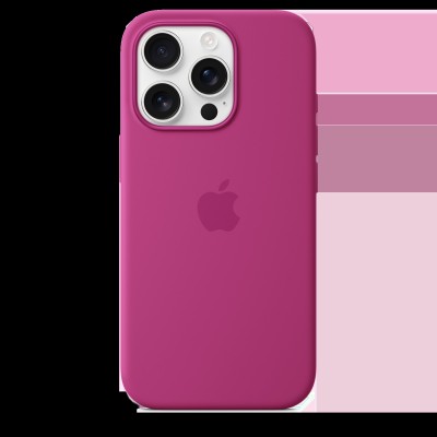 Чехол Apple iPhone 16 Pro Max Silicone Case with MagSafe - Fuchsia (MYYX3)