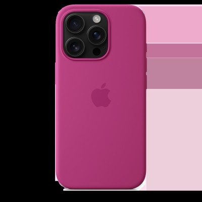 Чехол Apple iPhone 16 Pro Max Silicone Case with MagSafe - Fuchsia (MYYX3)