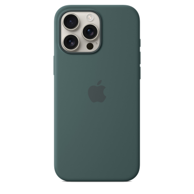 Чехол Apple iPhone 16 Pro Max Silicone Case with MagSafe - Lake Green (MA7V4)