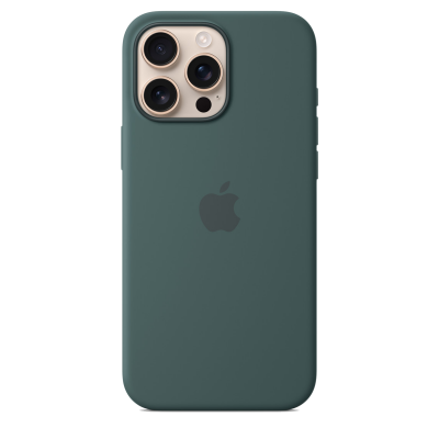Чехол Apple iPhone 16 Pro Max Silicone Case with MagSafe - Lake Green (MA7V4)
