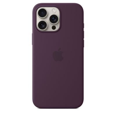 Чeхол Apple iPhone 16 Pro Max Silicone Case with MagSafe - Plum (MYYW3)