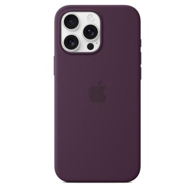 Чeхол Apple iPhone 16 Pro Max Silicone Case with MagSafe - Plum (MYYW3)